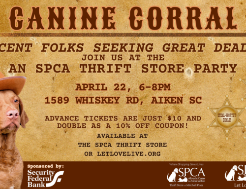 Saddle Up Your Shopping Carts for the SPCA Spring Thrift Store Party